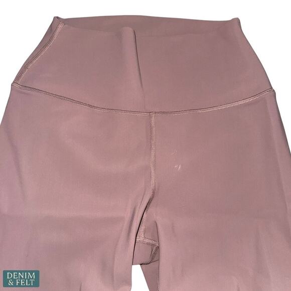 Alo Yoga High-Waist Ripped Warrior Leggings Mauve Size Small - Picture 3 of 9